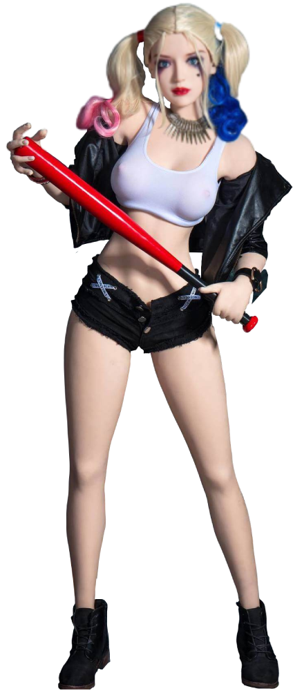 Cute Harley Quinn Sex Dolls Baseball Bat
